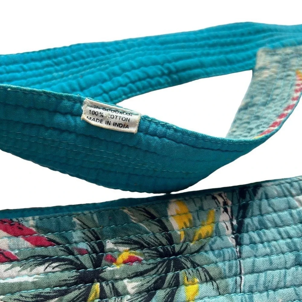Vintage Quilted Sash Belt Coastal Boat